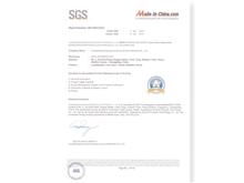 Swiss certificate (SGS)